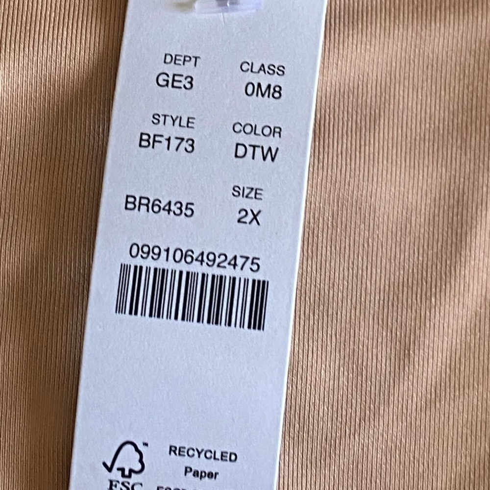 J. Crew NWT Women’s ORing Curved Waist Cheeky String Bikini Bottom Size 2X Brown - Picture 8 of 9